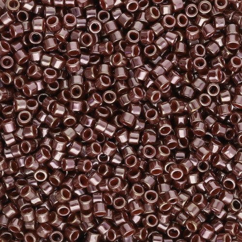 Toho Aiko 11/0 1.6 mm TA01460 - Opaque Brown Gold Luster x4g