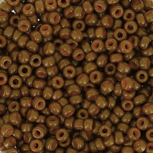 Miyuki Seed beads Duracoat 11/0 4492 - Opaque Cognac x8g