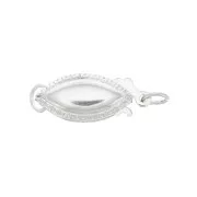 Filigreed clasp 13x6mm 925 Silver x1