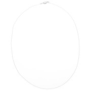 Trace mesh choker 0.8mm for Miyuki Delica 11/0 - Fine silver plated x46cm