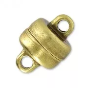 Magnetic clasp 10x7 mm bronze x1