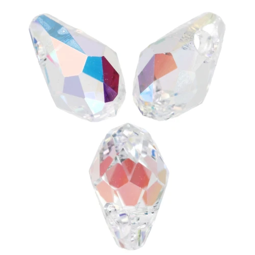 PureCrystal 6007 7x4 mm drops - Crystal AB x360