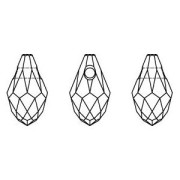 PureCrystal 6007 7x4 mm drops - Crystal AB x360