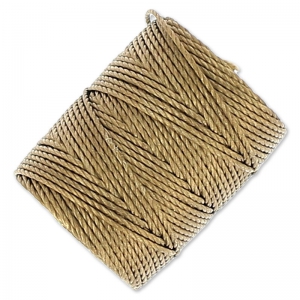 C-Lon Tex 400 Bead Cord 0,90mm Medium Brown x 35 m