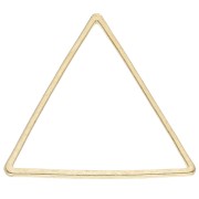 17x20 mm triangle weaving and mounting ring - Gold x1|raw }}