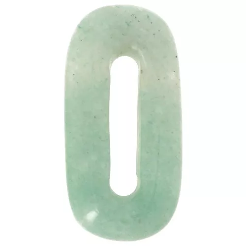 30x15 mm oval gemstone pendant - Aventurine x1