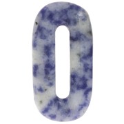 30x15 mm oval gemstone pendant - Sodalite x1|raw }}