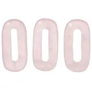 30x15 mm oval gemstone pendant - Rose Quartz x1