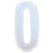 30x15 mm oval imitation gemstone pendant - Opalite x1