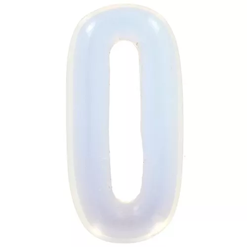 30x15 mm oval imitation gemstone pendant - Opalite x1