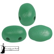 Glass beads Samos® by Puca® 5x7 mm - Vogue Green Garden Mat x10g