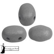 Glass beads Samos® by Puca® 5x7 mm - Vogue Grey Medium Mat x10g|raw }}