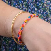 Seed beads Miyuki Duracoat 15/0 4467 - Dyed Opaque Carnation x8g