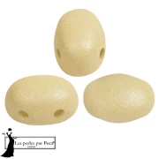 Opaque White - Glass beads Samos® by Puca® 5x7 mm - Vogue Stone Mat x10g Glass beads Samos® by Puca® 5x7 mm - Vogue Stone Mat x10g