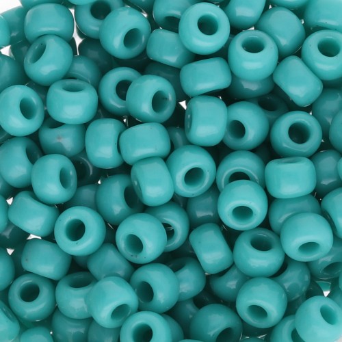 Seed beads Miyuki 6/0 412 - Opaque Turquoise Green x8g