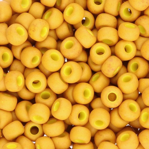 Seed beads Miyuki 6/0 2312 - Opaque Mustard Mat x8g