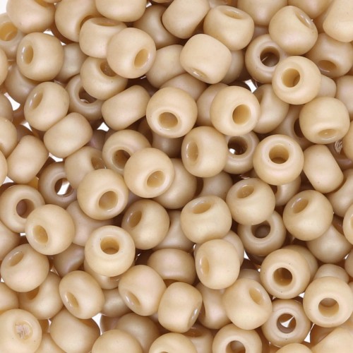 Seed beads Miyuki 6/0 4691 - Opaque Glazed Moth Wing Mat AB x8g