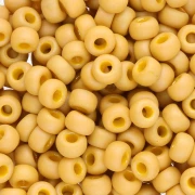 Seed beads Miyuki 6/0 4692 - Opaque Glazed Citron Mat AB x8g