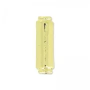 Element for T toggle clasp 16 x 5 mm gold tone