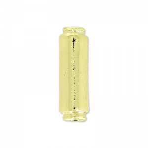 Element for T toggle clasp 16 x 5 mm gold tone