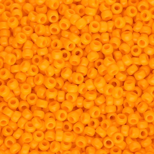 Seed beads Miyuki 11/0 405 - Opaque Tangerine x8g