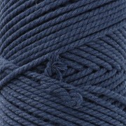 Cotton macramé cord spool 2 mm - Indigo x100m