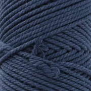 Cotton macramé cord spool 2 mm - Indigo x100m