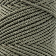 2 mm macramé cotton cord spool - Khaki x100m