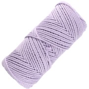 2 mm macramé cotton cord spool - Mauve x100m