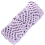 Mauve - 2 mm macramé cotton cord spool - Mauve x100m 2 mm macramé cotton cord spool - Mauve x100m