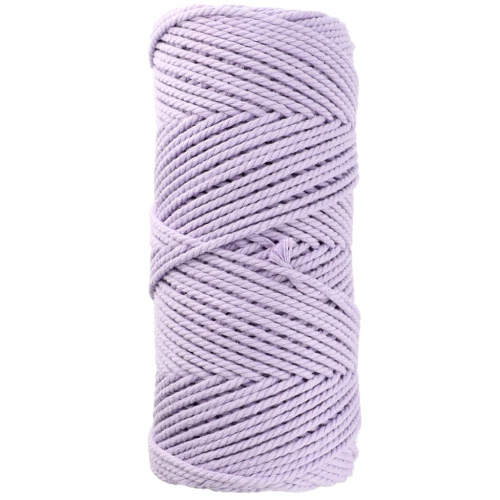 2 mm macramé cotton cord spool - Mauve x100m