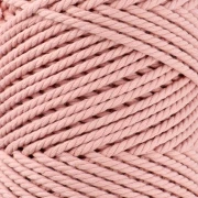 2 mm macramé cotton cord spool - Nude x100m