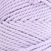 Spool of cotton macramé cord 3 mm - Mauve x50m