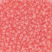 Miyuki Duracoat 15/0 Seed beads 4466 - Dyed Opaque Light Carnation x8g