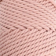 Spool of cotton macramé cord 3 mm - Nude x50m