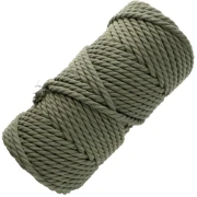 Khaki - 5 mm macramé cotton cord spool - Khaki x50m 5 mm macramé cotton cord spool - Khaki x50m