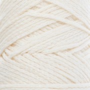 Cotton Air Glitter 1 mm macramé cotton cord spool - Cream x90m