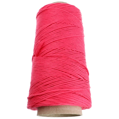 Organic Cotton Detox XL combed macramé cotton cord spool - Watermelon x200m