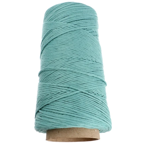 Organic Cotton Détox XL combed macramé cotton cord spool - Jade x200m