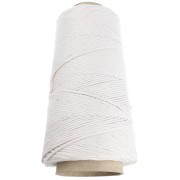 Organic Cotton Detox XL combed macramé cotton cord spool - Light Grey x200m