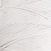 Organic Cotton Detox XL combed macramé cotton cord spool - Light Grey x200m