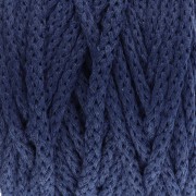 Cotton Air 5 mm macramé cotton cord spool - Indigo x50m