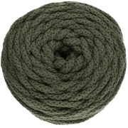 Cotton Air 5 mm macramé cotton cord spool - Khaki x50m