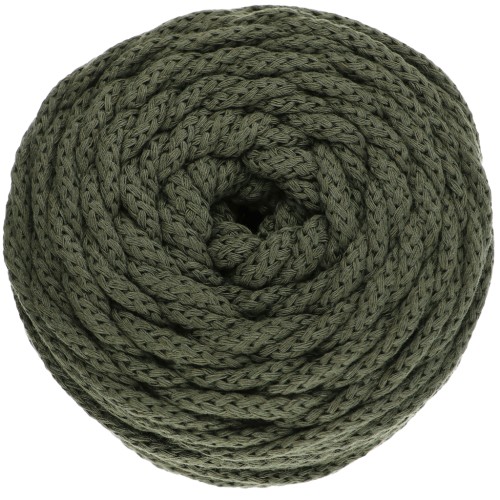Cotton Air 5 mm macramé cotton cord spool - Khaki x50m