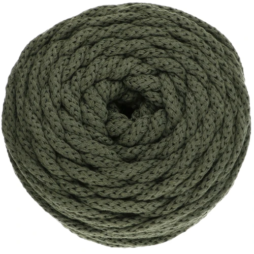 Cotton Air 5 mm macramé cotton cord spool - Khaki x50m