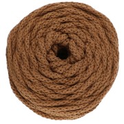 Cotton Air 5 mm macramé cotton cord spool - Mocca x50m