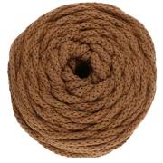 Cotton Air 5 mm macramé cotton cord spool - Mocca x50m