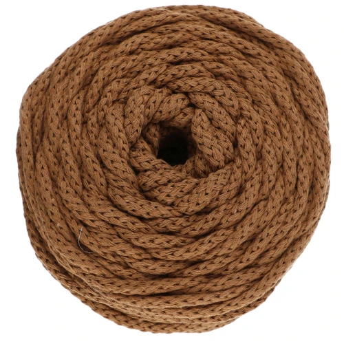 Cotton Air 5 mm macramé cotton cord spool - Mocca x50m