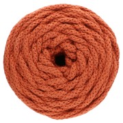 Cotton Air 5 mm macramé cotton cord spool - Terracotta x50m