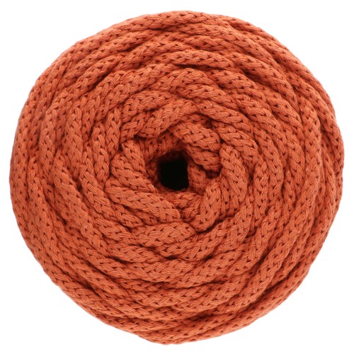Cotton Air 5 mm macramé cotton cord spool - Terracotta x50m